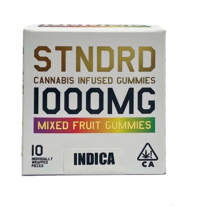 STNDRD Perth Cannabis Infused Mixed Fruit Gummies